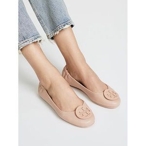 Tory Burch Minnie travel ballet flats. NWT